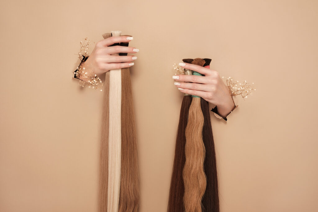 Haarverlängerung und Verdichtung in Bad Tölz bei HaarScharf in Bayern - Hairextensions und Tressen